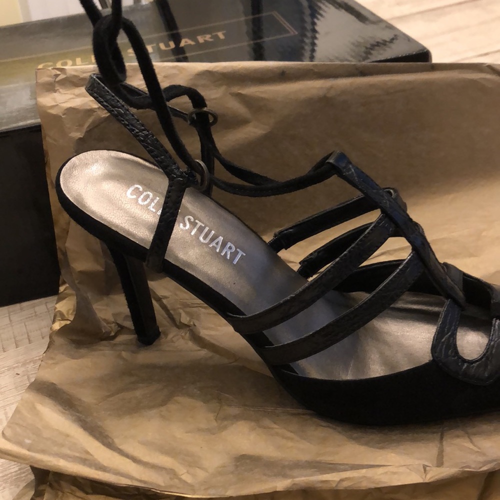 VINTAGE SUEDE LACE UP PUMPS by Colin Stuart - Picture 11 of 15